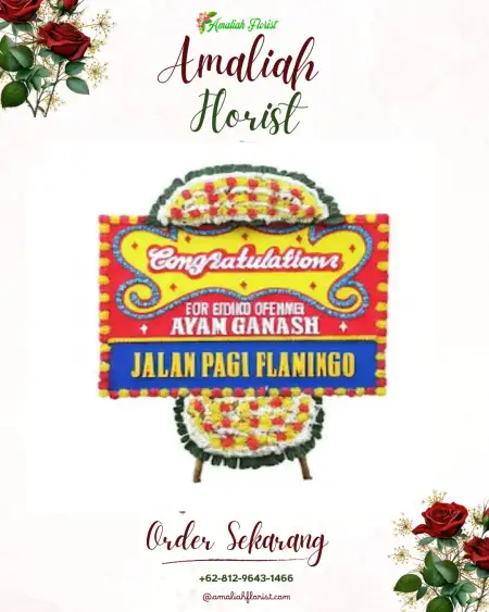 Sewa Papan Bunga Srengseng